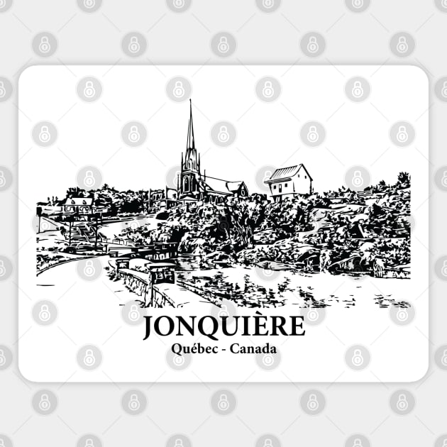 Jonquière - Québec Magnet by Lakeric